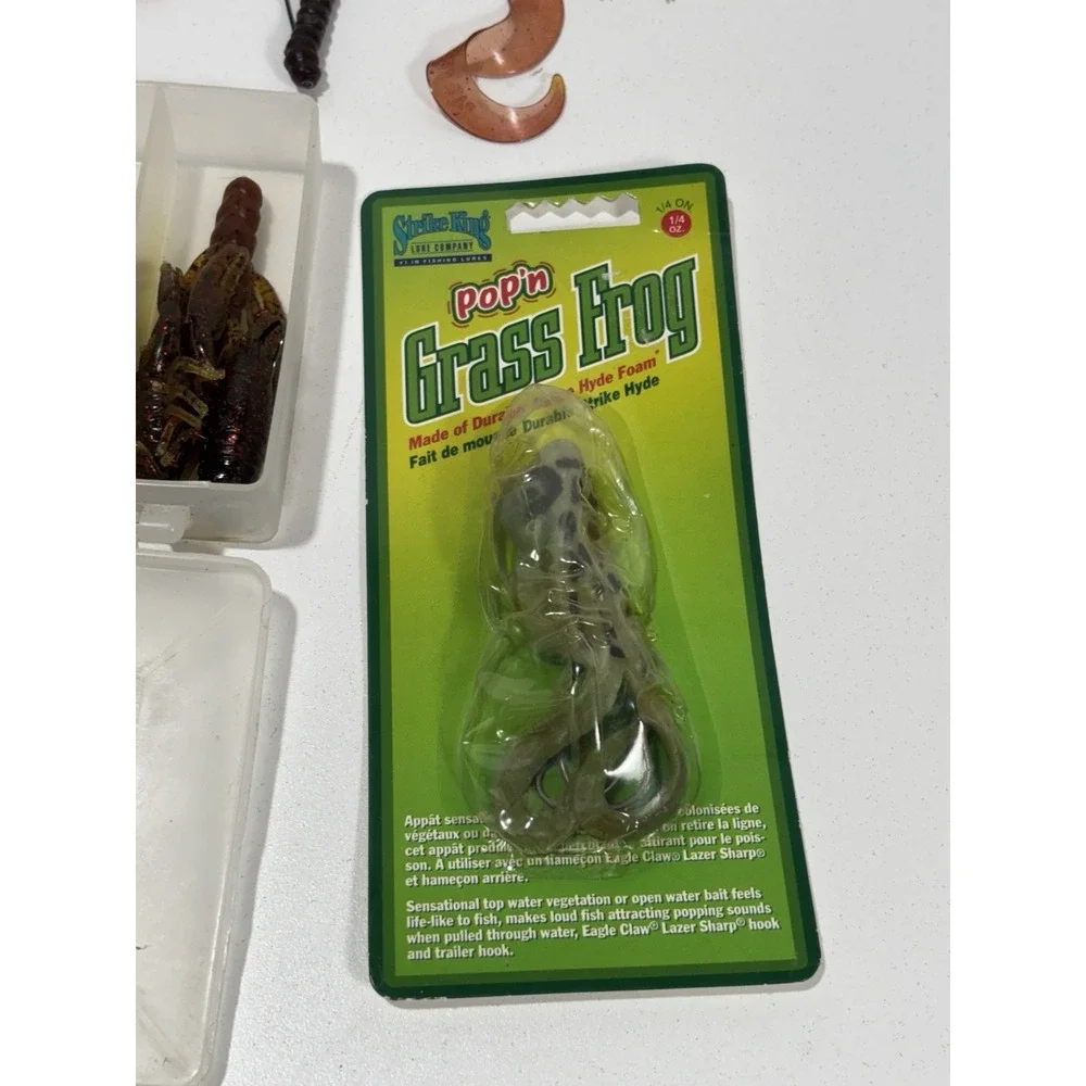 Mixed Soft Plastic fishing lures lot Frogs‎